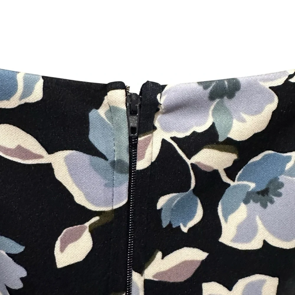 Altar’d State Blue Floral Spaghetti Strap Skater Dress Women’s Size Small - Picture 6 of 7